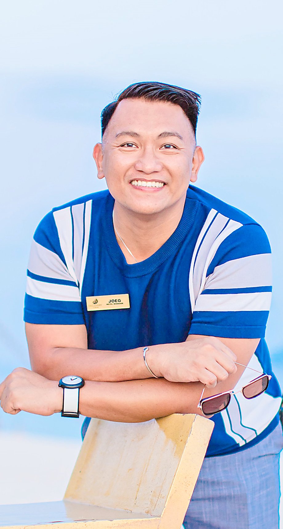 Hotel manager Joegil Magtanggol Escobar.